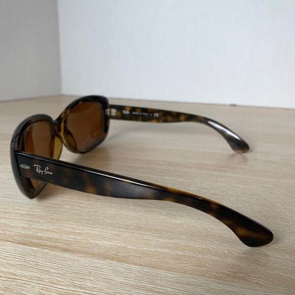 Ray-Ban JACKIE OHH RB4101 710 Cat Eye Tortoise Shell Italy FRAMES ONLY - Picture 7 of 8